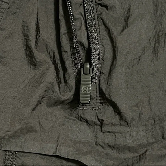 Lululemon Athletica Jet Black Athletic Running Shorts - Picture 5 of 12